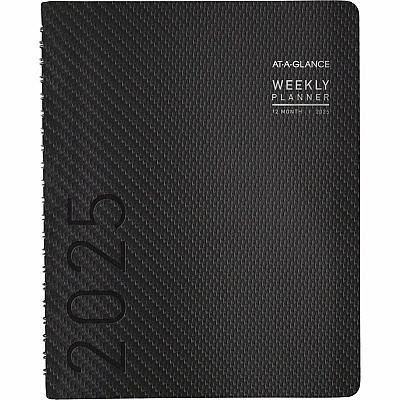 AT-A-GLANCE Contemporary Weekly/Monthly Planner, Vertical-Column Format, 11 x 8.25, Graphite Cover, 12-Month (Jan to Dec): 2026 (70950X45)