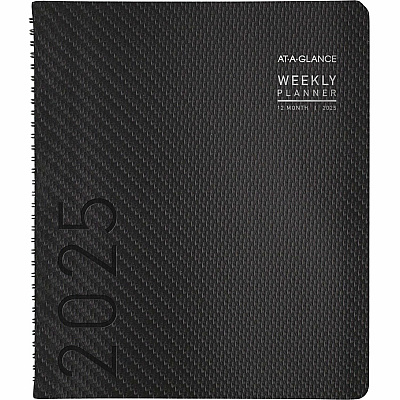 AT-A-GLANCE Contemporary Monthly Planner, Premium Paper, 11 x 9, Graphite Cover, 12-Month (Jan to Dec): 2026 (70260X45)