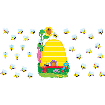 TREND Busy Bees Job Chart Bulletin Board Set (TEPT8077)