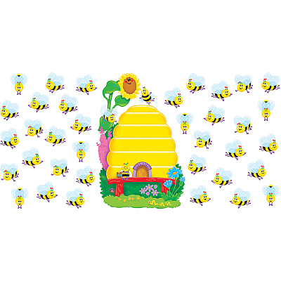 TREND Busy Bees Job Chart Bulletin Board Set (TEPT8077)