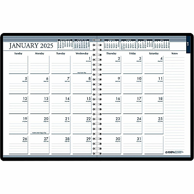 House of Doolittle Tabbed Wirebound Weekly/Monthly Planner (28302)