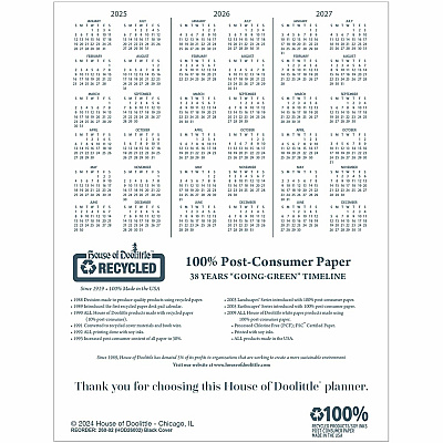 House of Doolittle Compact Economy Monthly Planner (260602)