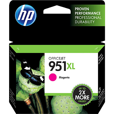 HP 951XL (HEWCN047AN) Original Inkjet Ink Cartridge - Magenta - 1 Each