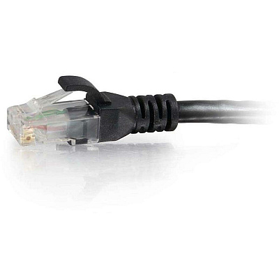 C2G 75ft Black Snagless Cat6 Cable (10299)