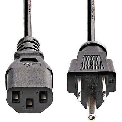 StarTech 15ft Power Cord, Nema 5-15p To C13 Cable (PXT10115)