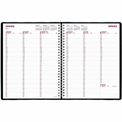 Brownline Essential Appointment Book/Planner (CB950BLK)