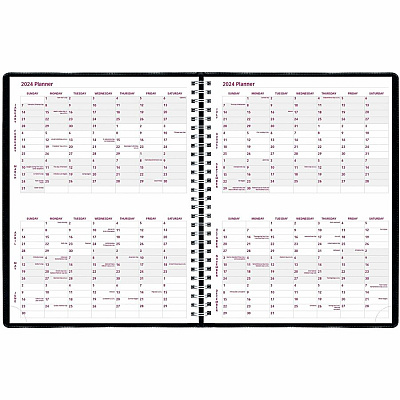 Brownline Essential Appointment Book/Planner (CB950BLK)
