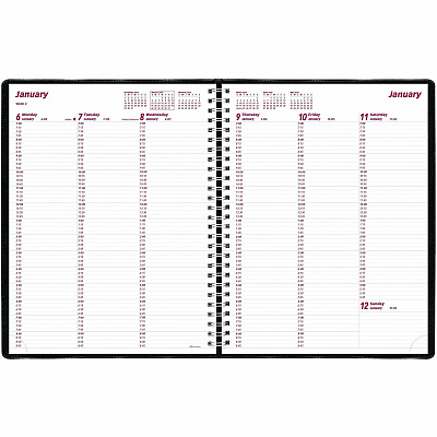 Brownline Essential Appointment Book/Planner (CB950BLK)