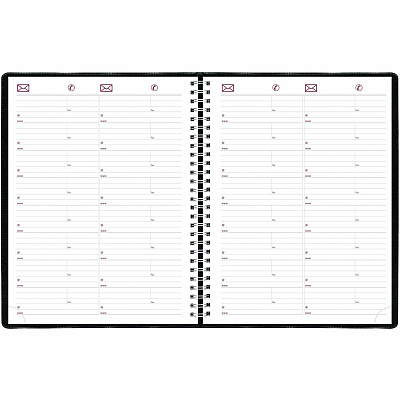 Brownline Essential Appointment Book/Planner (CB950BLK)