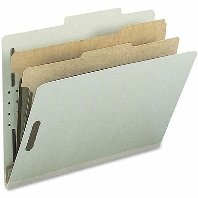 Nature Saver 2/5 Tab Cut Letter Recycled Classification Folder (NAT01057)