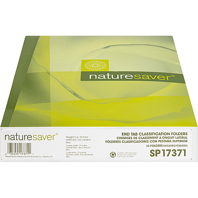 Nature Saver Letter Recycled Classification Folder (NATSP17371)