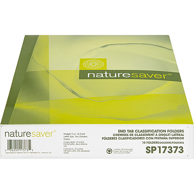 Nature Saver Letter Recycled Classification Folder (NATSP17373)