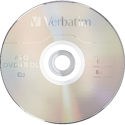 Verbatim DVD Recordable Media - DVD+R DL - 8x - 8.50 GB - 50 Pack Spindle (97000)