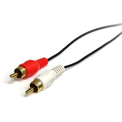 StarTech 3 Ft Stereo Audio Cable 3.5mm To 2x Rca (MU3MMRCA)