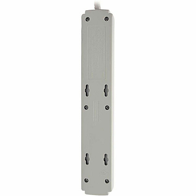 Eaton Tripp Lite Series Protect It! 6-Outlet Surge Protector, 15 ft. Cord, 790 Joules, Diagnostic LED, Light Gray Housing (TLP615)