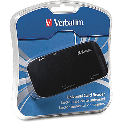 Verbatim Universal Card Reader, USB 2.0 - Black (97705)