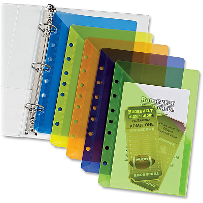 Avery Durable Mini Binder Pockets - For 3-Ring and 7-Ring Binders (AVE75307)