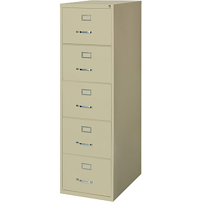 Lorell Fortress Series 26-1/2" Commercial-Grade Vertical File Cabinet (LLR48500)