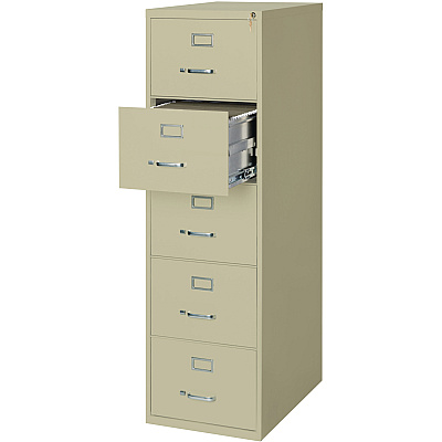 Lorell Fortress Series 26-1/2" Commercial-Grade Vertical File Cabinet (LLR48500)