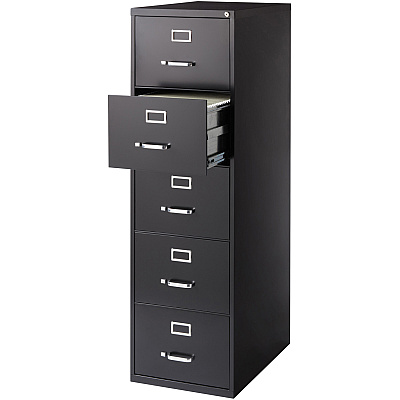 Lorell Fortress Series 26-1/2" Commercial-Grade Vertical File Cabinet (LLR48501)
