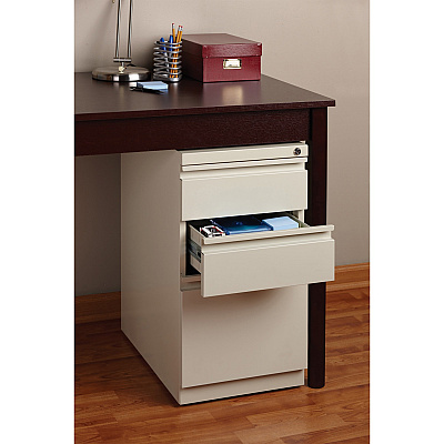 Lorell 20" Box/Box/File Mobile File Cabinet with Full-Width Pull (LLR49520)
