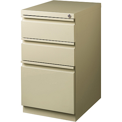 Lorell 20" Box/Box/File Mobile File Cabinet with Full-Width Pull (LLR49520)