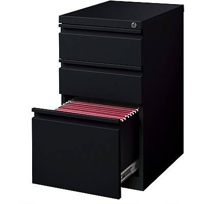 Lorell 20" Box/Box/File Mobile File Cabinet with Full-Width Pull (LLR49521)