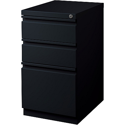 Lorell 20" Box/Box/File Mobile File Cabinet with Full-Width Pull (LLR49521)