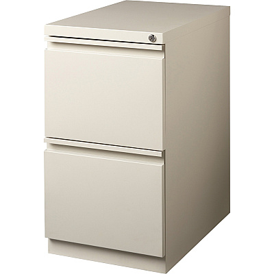 Lorell 20" File/File Mobile File Cabinet with Full-Width Pull (LLR49523)