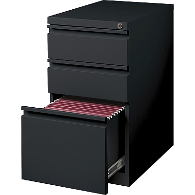 Lorell 23" Box/Box/File Mobile File Cabinet with Full-Width Pull (LLR49527)