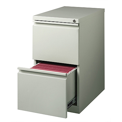 Lorell 23" File/File Mobile File Cabinet with Full-Width Pull (LLR49531)