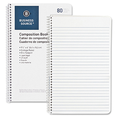 Business Source College Ruled Composition Books (BSN10966)