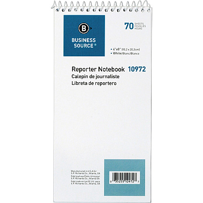 Business Source Coat Pocket-size Reporters Notebook (BSN10972)