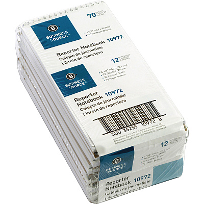 Business Source Coat Pocket-size Reporters Notebook (BSN10972)