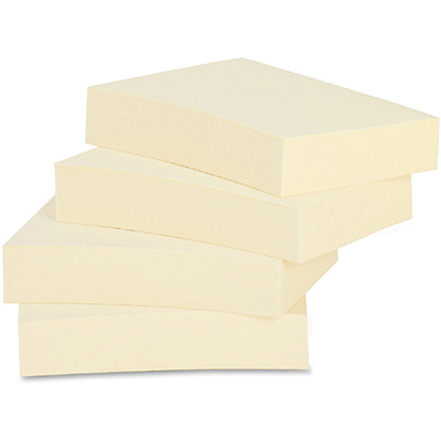 Business Source Yellow Adhesive Notes (BSN21459)