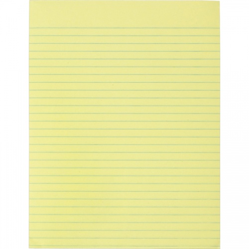 Business Source Glued Top Ruled Memo Pads - Letter (50551)