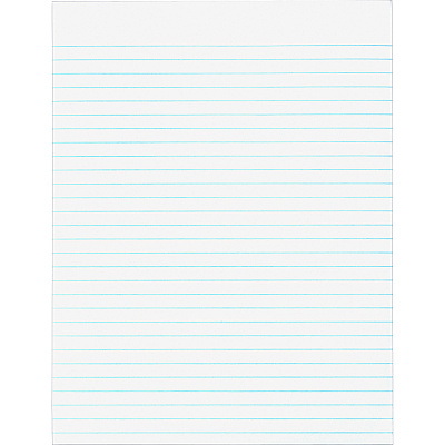 Business Source Glued Top Ruled Memo Pads - Letter (BSN50552)