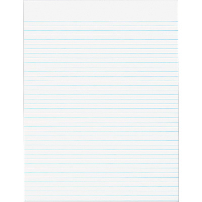 Business Source Glued Top Ruled Memo Pads - Letter (BSN50553)