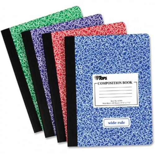 TOPS Wide Ruled Composition Books (63794)