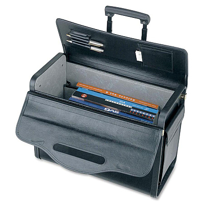 Lorell Travel/Luggage Case (Roller) Travel Essential, Book, File Folder - Black (LLR61613)