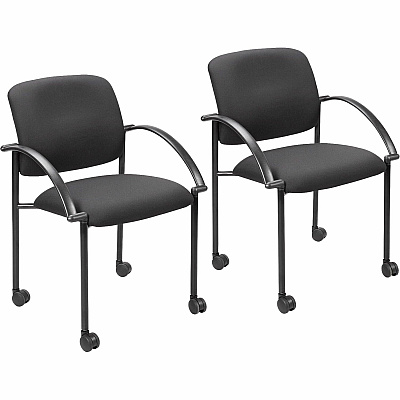 Lorell Upholstered Guest Chair with Arms (LLR65965)