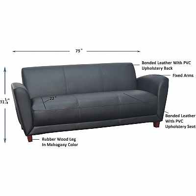 Lorell Accession Reception Sofa (LLR68950)