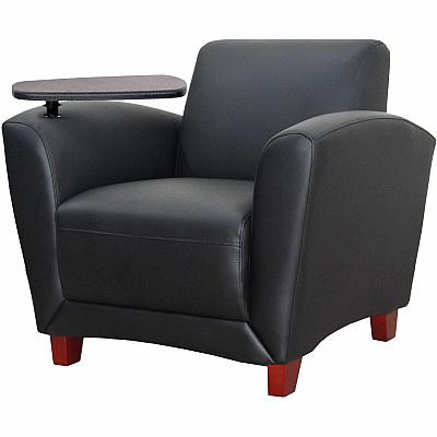 Lorell Accession Club Chair with Tablet Tray (LLR68953)
