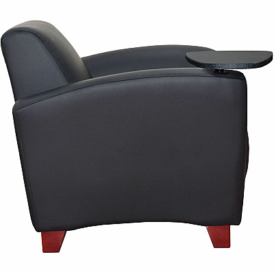 Lorell Accession Club Chair with Tablet Tray (LLR68953)