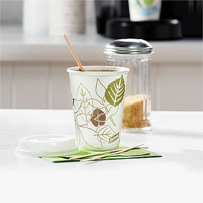 Dixie Pathways 8 oz Paper Hot Cups By GP Pro (DXE2338WS)
