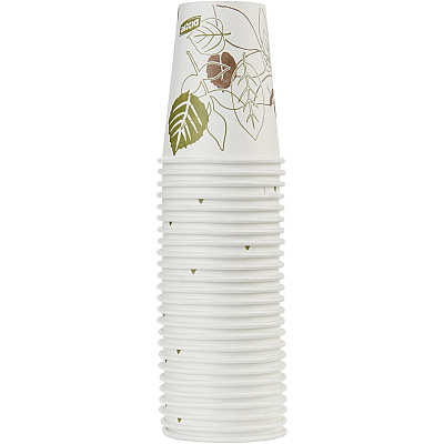 Dixie Pathways 8 oz Paper Hot Cups By GP Pro (DXE2338WS)