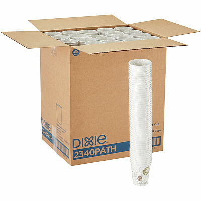 Dixie Pathways 10 oz Paper Hot Cups By GP Pro (DXE2340PATH)
