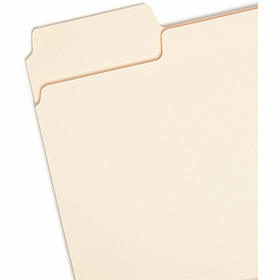 Smead SuperTab 1/3 Tab Cut Letter Recycled Top Tab File Folder (SMD10401)
