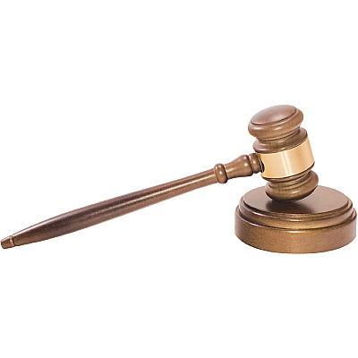 Advantus Gavel Set with Sound Block and Brass Band (AVT60001)