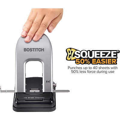 Bostitch EZ Squeeze 40 Two-Hole Punch (ACI2340)
